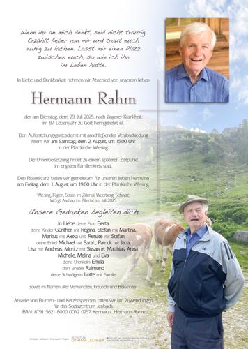 Parte von Hermann Rahm