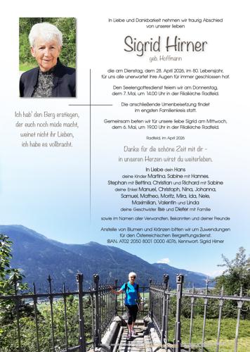 Parte von Sigrid Hirner