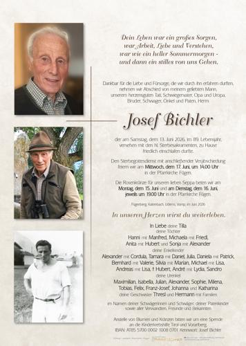 Parte von Josef Bichler