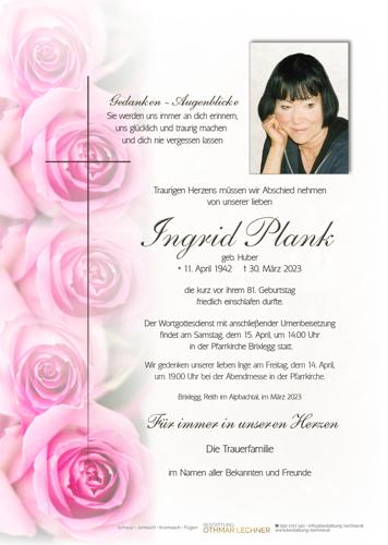 Parte von Ingrid Plank