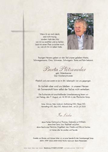 Parte von Berta Plötzeneder
