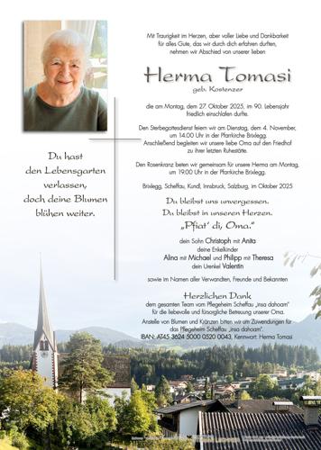 Parte von Herma Tomasi