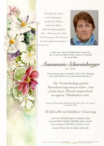 Parte von Annemarie Schweinberger