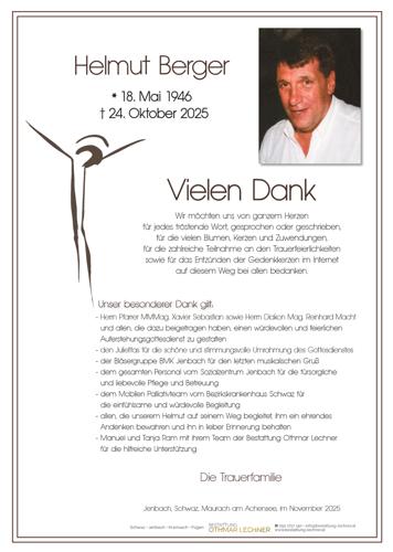 Parte von Helmut Berger