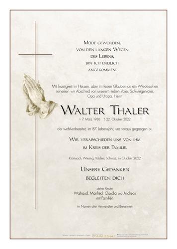 Parte von Walter Thaler