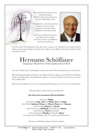 Parte von Hermann Schöffauer