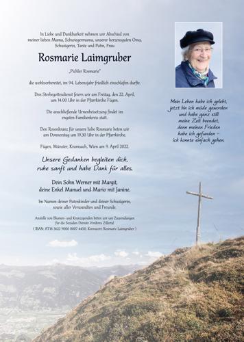 Parte von Rosmarie Laimgruber