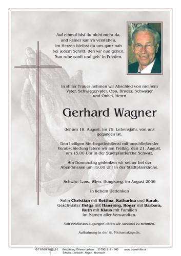 Parte von Gerhard WAGNER