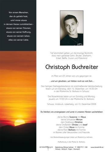 Parte von  Buchreiter Christoph Herr