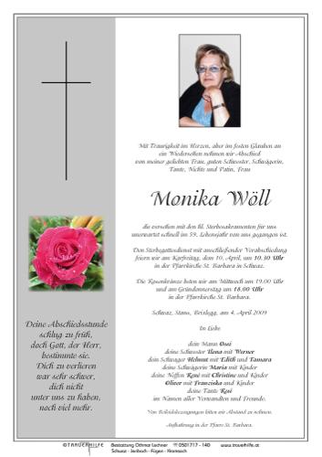 Parte von  Wöll Monika Frau