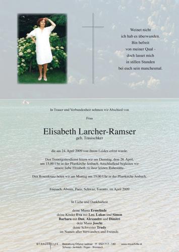 Parte von  Larcher-Ramser Elisabeth Frau