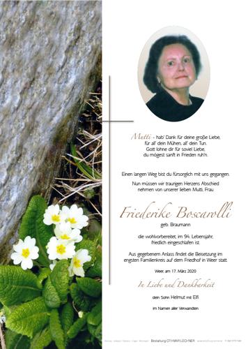 Parte von Friederike Boscarolli
