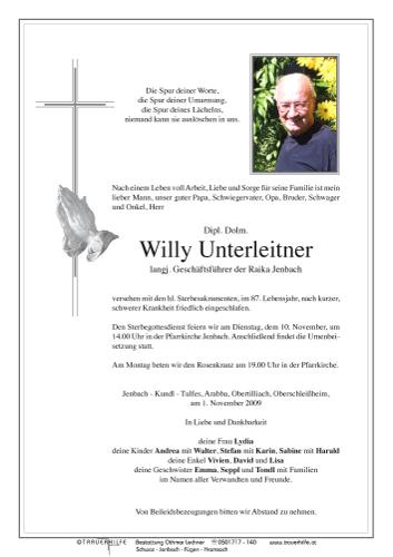 Parte von Wilhelm Unterleitner