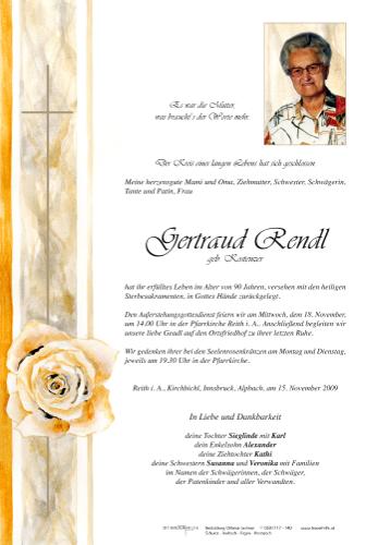 Parte von Gertraud Rendl