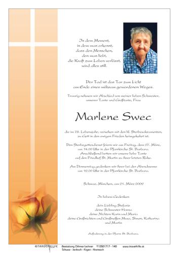 Parte von  Swec Marlene Frau