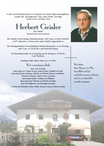 Parte von Herbert Geisler