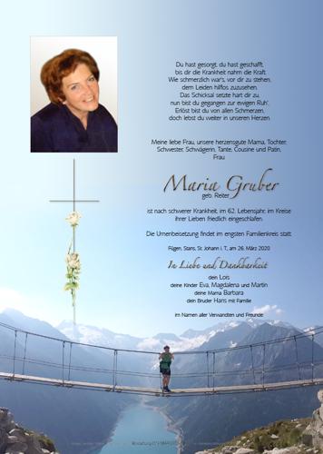 Parte von Maria Gruber