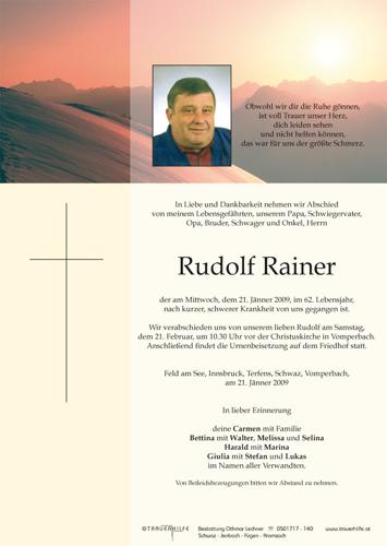 Parte von  Rainer Rudolf Herr