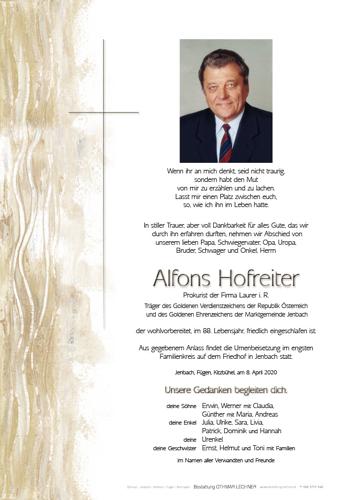 Parte von Alfons Hofreiter