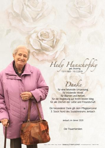 Parte von Hedy Hunschofsky