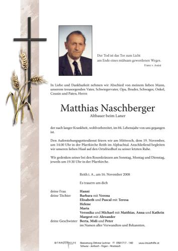 Parte von  Naschberger Matthias Herr