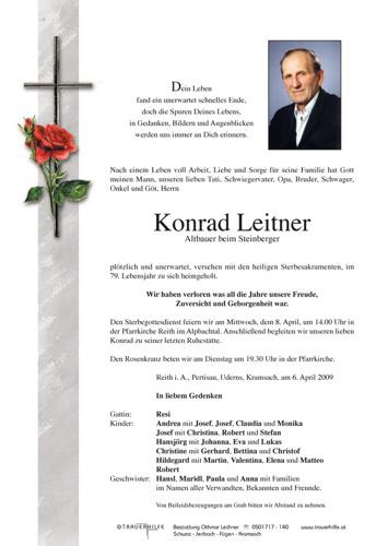 Parte von  Leitner Konrad Herr