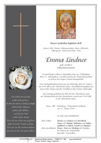 Parte von  Lindner Emma Frau