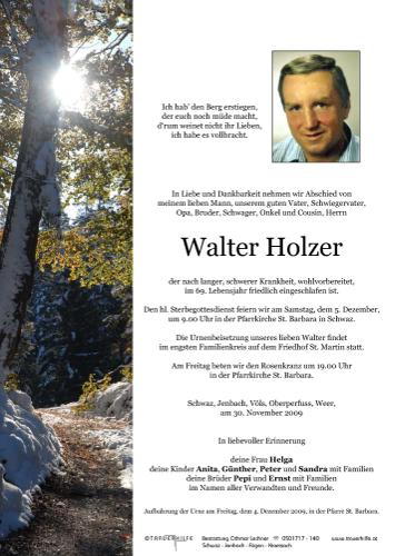 Parte von Walter Holzer