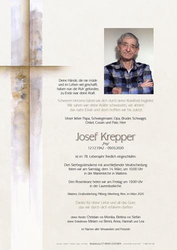 Parte von Josef Krepper