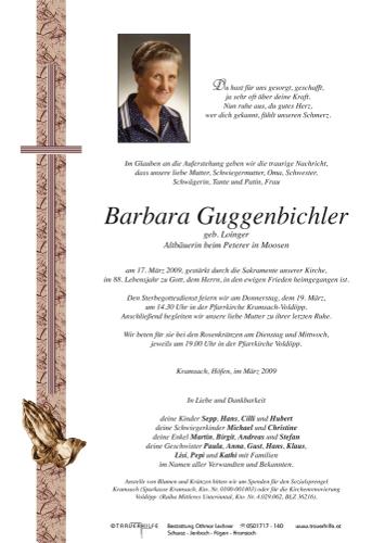 Parte von  Guggenbichler Barbara Frau