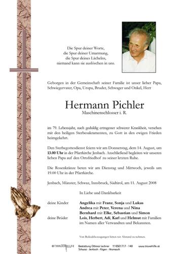 Parte von  Pichler Hermann Herr