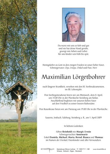 Parte von  Lörgetbohrer Maximilian Herr