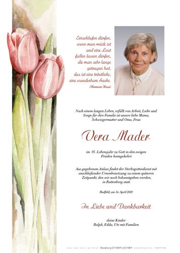 Parte von Vera Mader