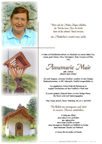 Parte von Annemarie Mair