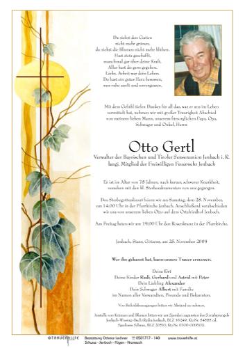 Parte von Otto Gertl