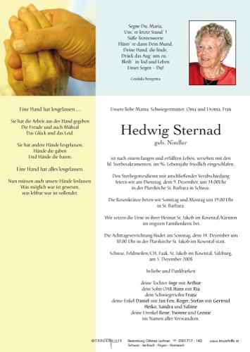 Parte von  Sternad Hedwig Frau