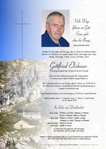 Parte von Gottfried Eliskases