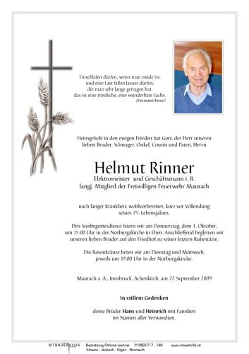 Parte von Helmut Rinner