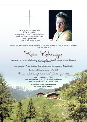 Parte von Rosa Rohregger