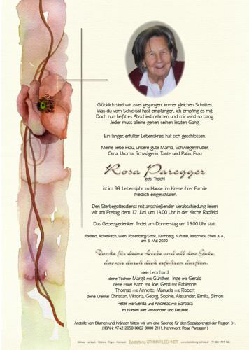 Parte von Rosa Paregger