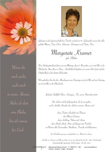 Parte von  Kramer Margarete Frau