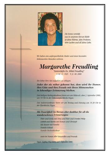 Parte von  Freudling Margarethe Frau