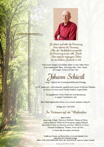 Parte von Johann Schiestl