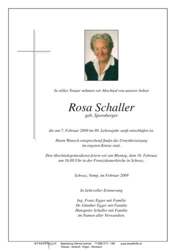 Parte von  Schaller Rosa Frau
