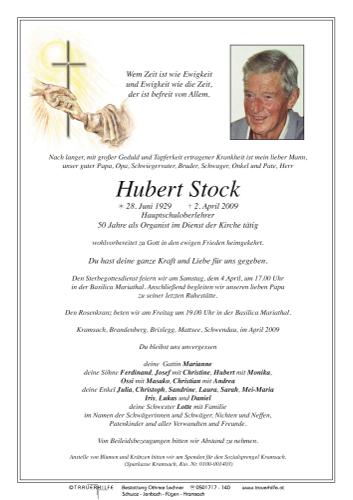 Parte von  Stock Hubert Herr