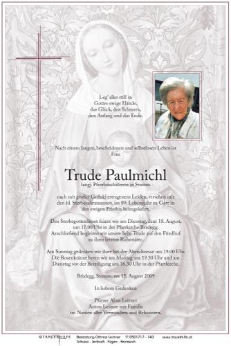 Parte von Trude Paulmichl
