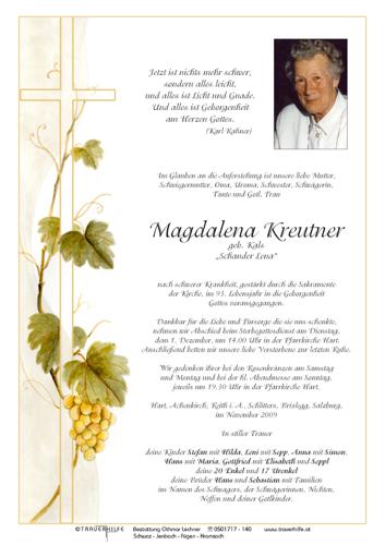 Parte von Magdalena Kreutner