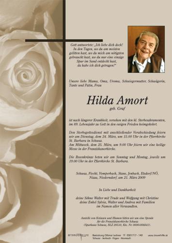 Parte von  Amort Hilda Frau
