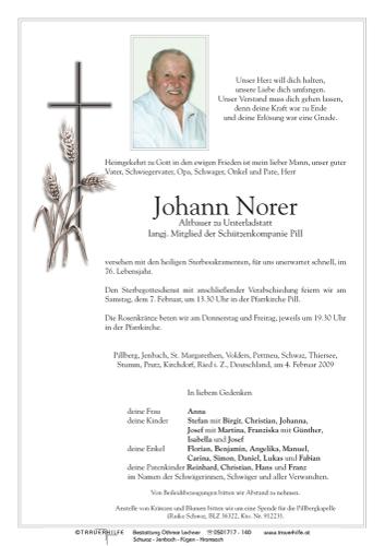 Parte von  Norer Johann Herr