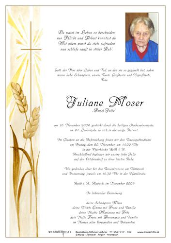 Parte von Juiane Moser